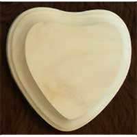 Wooden Base 10 (Heart) 3