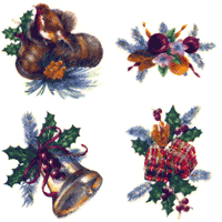 Miniature set of 4 - various