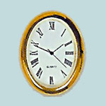 45mm OVAL gold plated watch